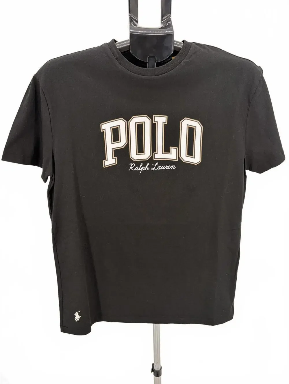 Classic‎ Polo Ralph Lauren Black Logo T-Shirt Classic Fit Size S